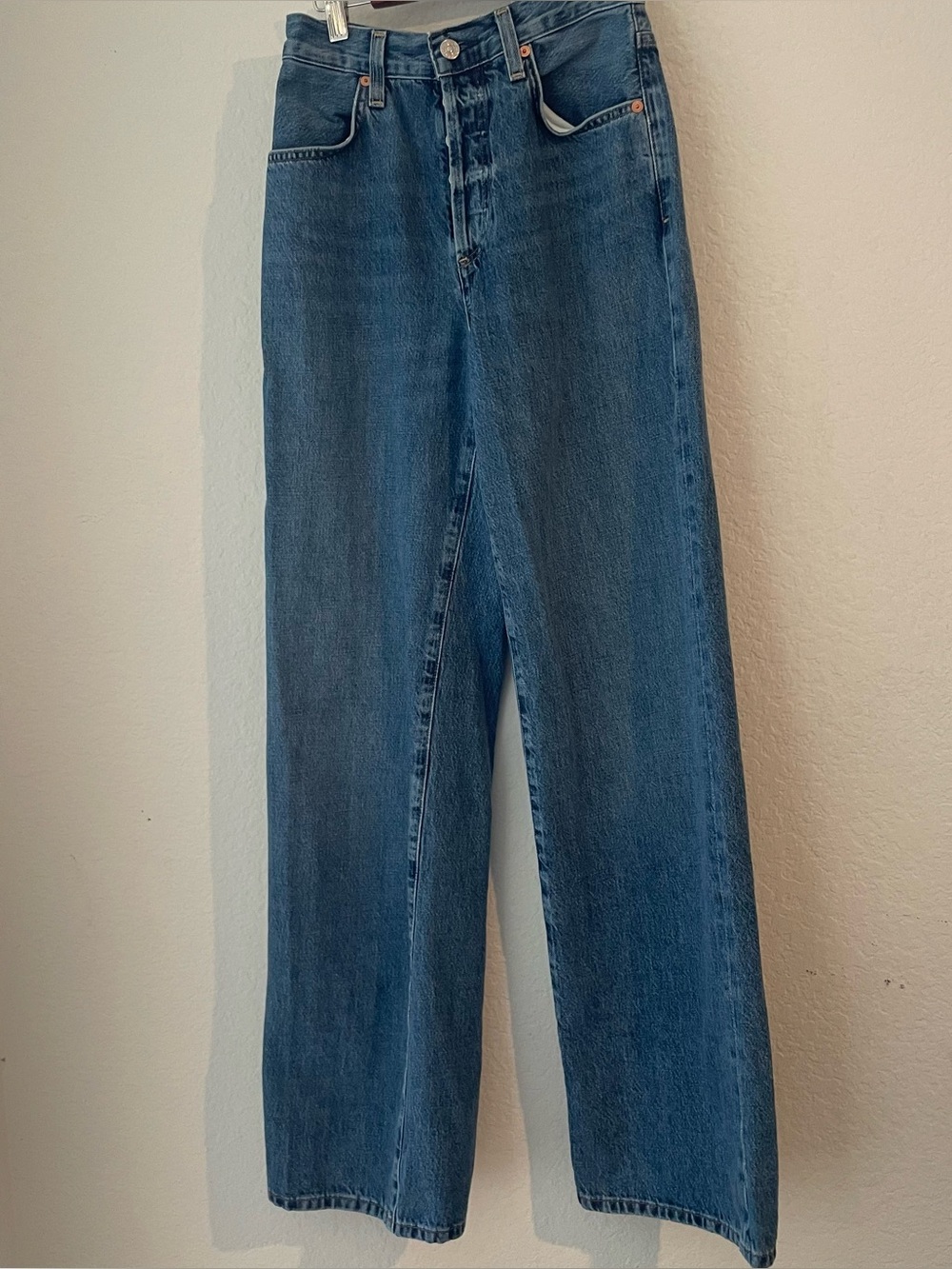 Citizens of Humanity Annina Trouser Jean High Rise Wide Leg Button Fly Size 25